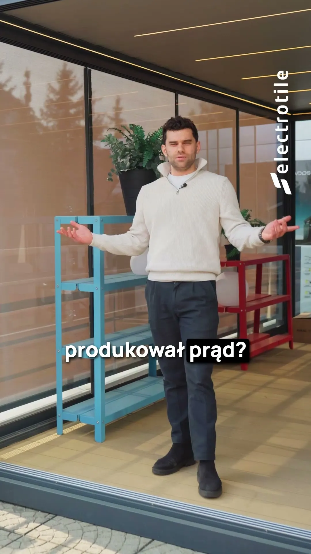 Pergola produkująca prąd