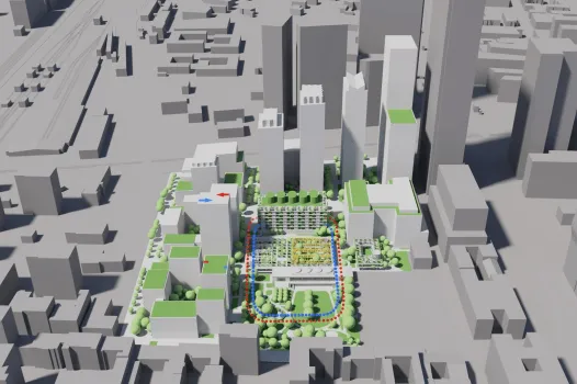 Echo Investment – simple 3D animation